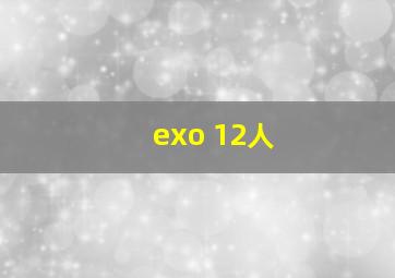 exo 12人